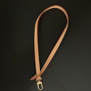 Louis Vuitton Pochette Accessoires Leather Strap, Authentic
